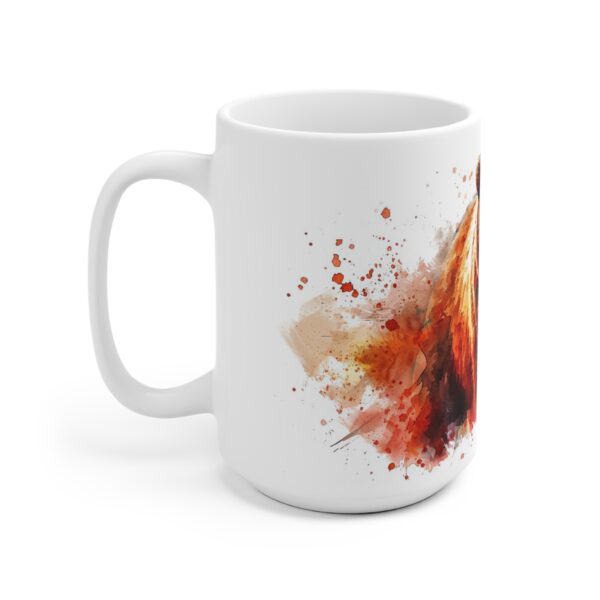 Bunte Aquarell Grizzly Bär Tasse aus Keramik – Perfekte Geschenkidee für Kaffee- und Teeliebhaber