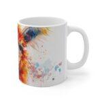 Lama Alpaka Portrait Aquarell Tasse – Becher für Tierfreunde und Alpaka-Liebhaber