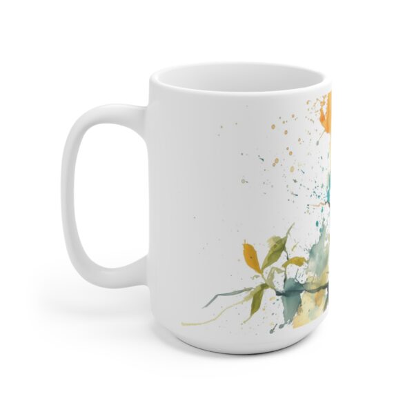 Zwei Affen im Baum Aquarell Tasse - Naturinspirierter Becher für Wildtierliebhaber und Naturfreunde