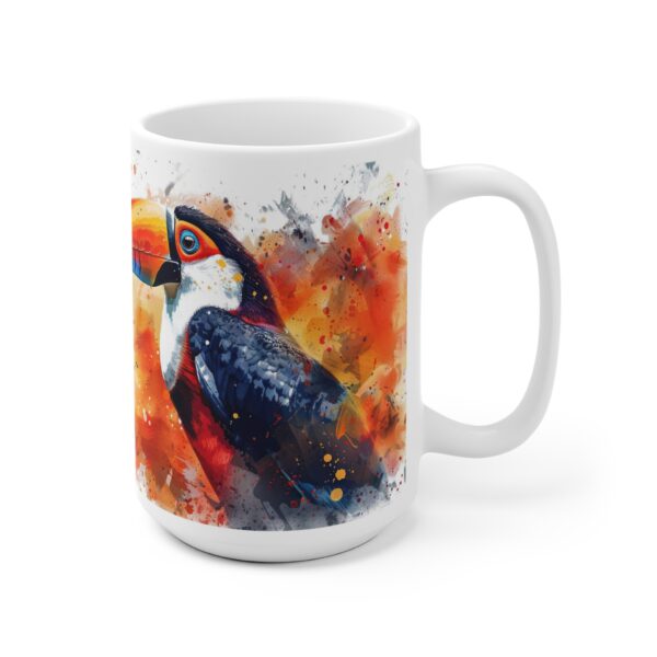 Tukan Vogel Aquarell Keramik Becher - Stilvolles Design für jeden Anlass