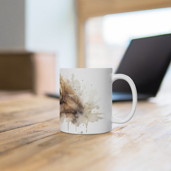 Aquarell Faultier Tasse - Entspannte Tierinspiration für Tierliebhaber in klassischem Weiß