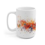 Pfau Aquarell Tasse – Eleganter Becher für Vogelliebhaber und Kunstfreunde