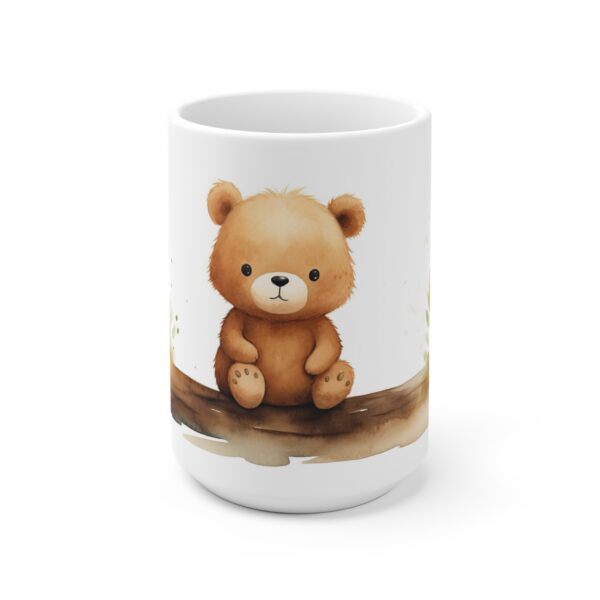 Niedliche Teddybär Aquarell Kinder-Tasse – Becher im Kuscheltier Design für kleine Fans