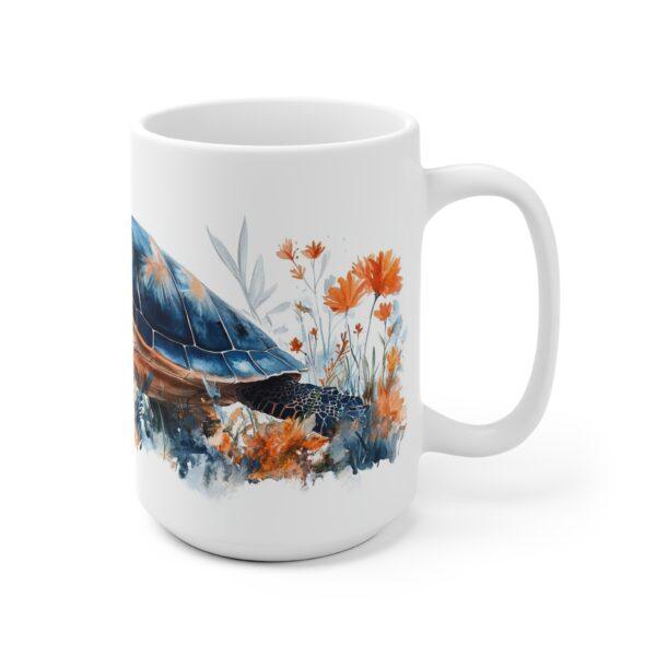 Aquarell Meeresschildkröte Tasse – Ozean Kaffeetasse für Tierliebhaber