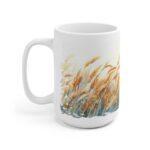 Aquarell Tasse mit Landschafts-Motiv – Ideales Geschenk für Natur- und Landwirtschaftsfreunde