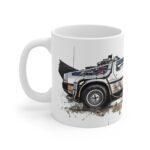 DeLorean Aquarell Tasse - Cooles Design für Filmfans und Sci-Fi-Liebhaber