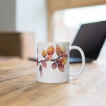 Ahornzweig Keramik Becher - Natur Kunst für Kaffee und Tee