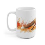 Aquarell Fuchs Tasse - Keramiktasse mit lebendigem Motiv, Mikrowellengeeignet