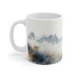 Aquarell Tasse mit Löwen-Motiv - Kaffeetasse für Tierliebhaber im Wildtier-Design