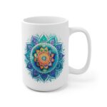 "Personalisierte Aquarell Mandala Tasse - Perfektes Geschenk für Kaffeeliebhaber"