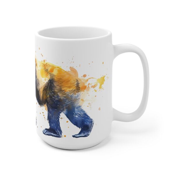 Gorilla Keramik Aquarell Becher – Ideal für Kaffee und Tee