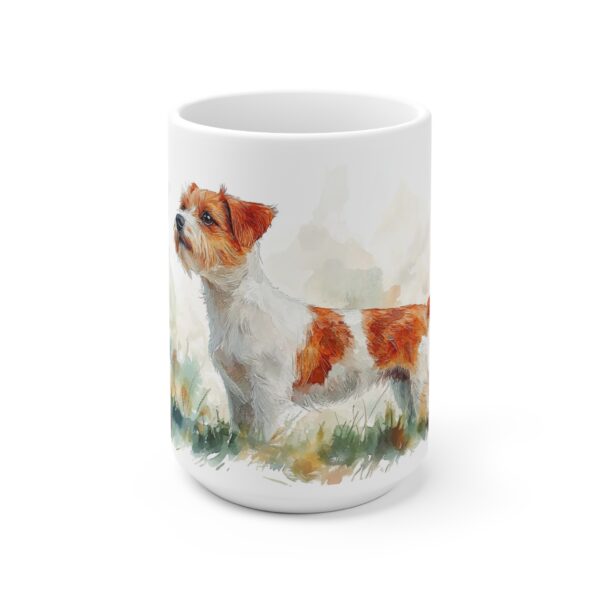 Keramiktasse Jack Russell Terrier im Aquarell-Stil – Hochwertiger Becher für Hunde-Liebhaber