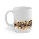 Aquarell Skyline Tasse Dresden – Bedruckte Kaffeetasse als Geschenk