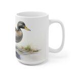 Aquarell Ente Tasse - Stilvoller Becher für Vogelliebhaber und Naturfreunde