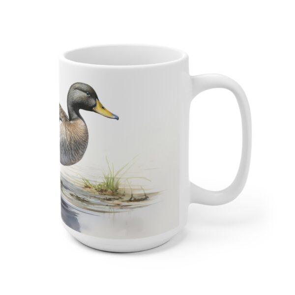 Aquarell Ente Tasse - Stilvoller Becher für Vogelliebhaber und Naturfreunde