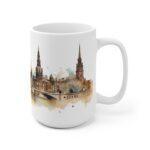 Aquarell Skyline Tasse Dresden – Bedruckte Kaffeetasse als Geschenk