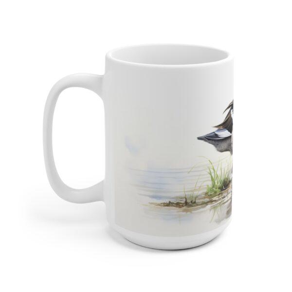 Aquarell Ente Tasse - Stilvoller Becher für Vogelliebhaber und Naturfreunde