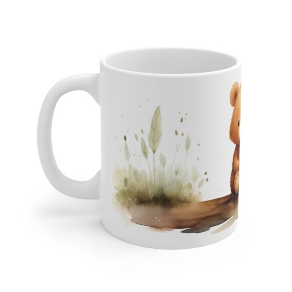 Niedliche Teddybär Aquarell Kinder-Tasse – Becher im Kuscheltier Design für kleine Fans