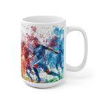 Fußball Aquarell Tasse - Becher für Sportfans und Fußballliebhaber