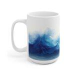 Ozean-Motiv Aquarell Tasse - Ideal für Meerliebhaber und Kaffeegenuss