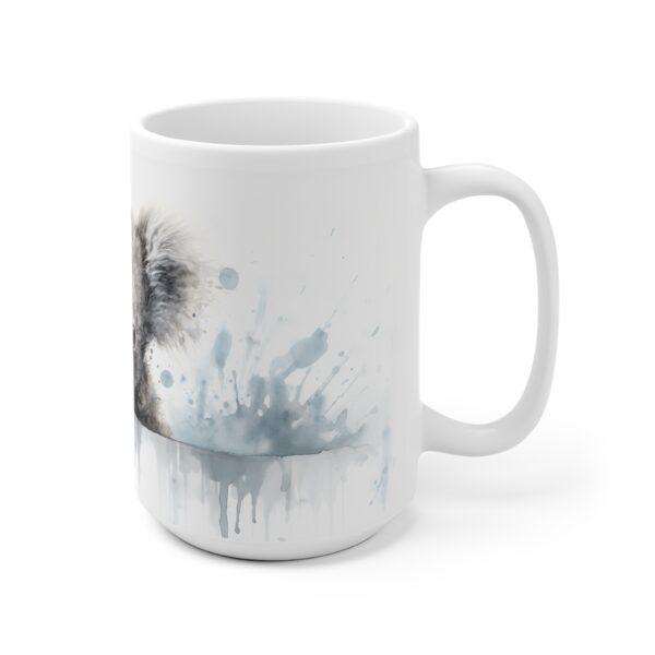 Weiße Keramik Tasse mit Koalabär im Aquarell Stil – Perfekte Geschenkidee für Tierliebhaber und Kinder