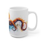 Octopus Aquarell Tasse - Becher im Unterwasserwelt Design für Meeresbiologen und Ozeanliebhaber