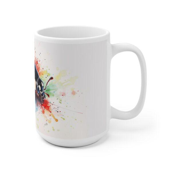 Marienkäfer Aquarell Tasse - Niedlicher Becher für Natur- und Gartenliebhaber