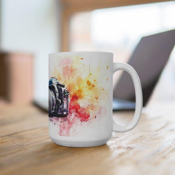 DSLR Kamera Aquarell Tasse - Becher für Fotografen & Kunstliebhaber