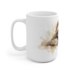 Aquarell Faultier Tasse - Entspannte Tierinspiration für Tierliebhaber in klassischem Weiß