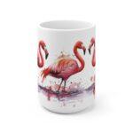 Flamingo Aquarell Tasse - Elegante Kaffeetasse für Tier- und Naturliebhaber