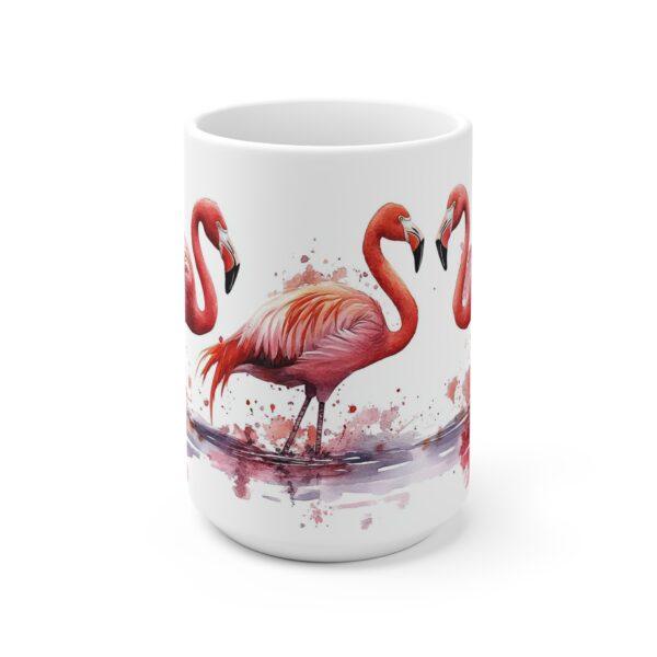 Flamingo Aquarell Tasse - Elegante Kaffeetasse für Tier- und Naturliebhaber