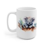 Weiße Keramik Tasse mit Koalabär - Perfekte Kinder-Tasse mit Aquarell-Motiv