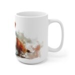 Jack Russell Terrier Keramiktasse mit Aquarell Design - Ideal für Hundeliebhaber