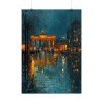 Brandenburger Tor Aquarell Poster – Watercolor Berlin Landmark Print (Posters EU)