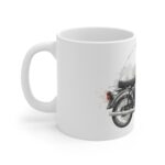 intage East German Moped Mug Classic S50 S51 Style Motorcycle Art, Retro Watercolor Coffee Cup