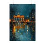 Brandenburger Tor Aquarell Poster – Watercolor Berlin Landmark Print (Posters EU)