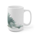 Pferd Aquarell Tasse - Ruhiges Pferd im Wald in Aquarelloptik