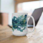 Dorsch Aquarell Tasse – Maritimes Design für Kaffeeliebhaber