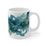 Dorsch Aquarell Tasse – Maritimes Design für Kaffeeliebhaber