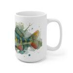 Zander Aquarell Tasse – Kunstvoller Genuss für Angler