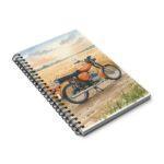 Simson S51 Ringbuch Notizbuch – DDR Kult-Moped als Aquarellmotiv