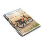 Simson S51 Ringbuch Notizbuch – DDR Kult-Moped als Aquarellmotiv