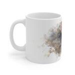 Pferd Portrait Aquarell Tasse - Ruhiges Pferdeprofil in Aquarellkunst