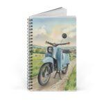 Schwalbe KR51/2 Notizbuch – DDR Moped auf Landweg