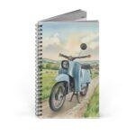Schwalbe KR51/2 Notizbuch – DDR Moped auf Landweg