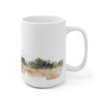 Pferd Aquarell Tasse - Ruhiges Pferd auf der Weide im Aquarell Stil