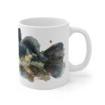 Wels Aquarell Tasse – Kunstvolles Geschenk für Angler || Mystische Wels Tasse – Ideal für Naturfreunde und Aquarell-Liebhaber