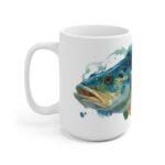 Dorsch Aquarell Tasse – Maritimes Design für Kaffeeliebhaber