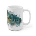 Dorsch Aquarell Tasse – Maritime Eleganz für jeden Tag || Sanfte Aquarell Tasse mit Dorsch-Motiv – Ideal für Teeliebhaber