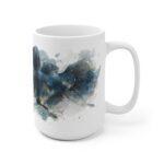 Wels Aquarell Tasse – Kunstvolles Design für Naturfreunde || Stilvolle Wels Tasse – Ideal für Angler und Kaffeeliebhaber